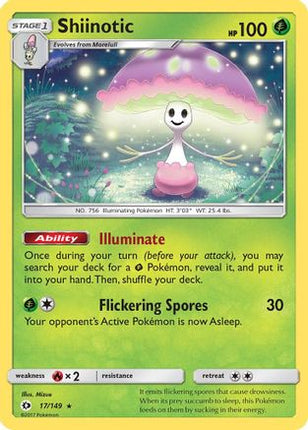 Shiinotic - 17/149 [SM Base Set] Holofoil