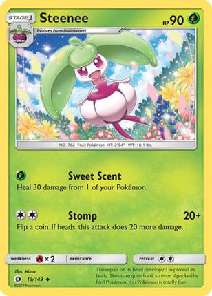 Steenee - 19/108 [SM Base Set] Reverse Holofoil
