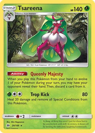 Tsareena - 20/149 [SM Base Set] Reverse Holofoil