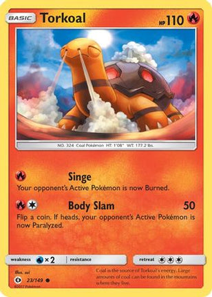 Torkoal - 23/149 [SM Base Set]