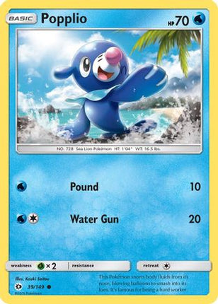 Popplio - 39/108 [SM Base Set]