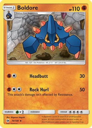 Boldore - 70/149 [SM Base Set]