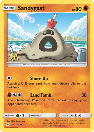 Sandygast - 74/149 [SM Base Set] Reverse Holofoil