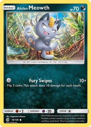 Alolan Meowth - 78/149 [SM Base Set] Reverse Holofoil