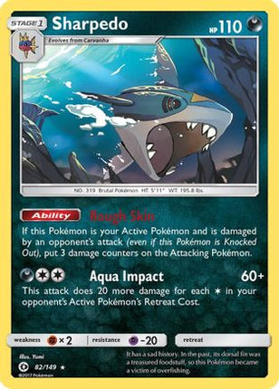 Sharpedo - 82/149 [SM Base Set] Holofoil