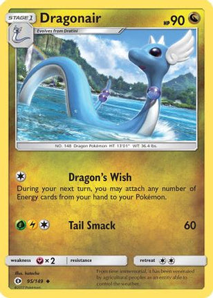 Dragonair - 95/108 [SM Base Set] Reverse Holofoil