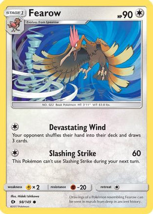 Fearow - 98/149 [SM Base Set]