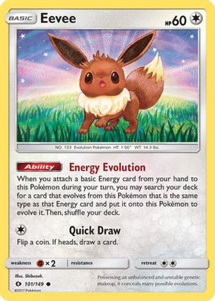 Eevee - 101/149 [SM Base Set]