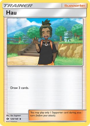 Hau - 120/149 [SM Base Set] Reverse Holofoil