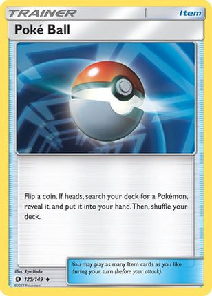 Poke Ball - 125/108 [SM Base Set] Reverse Holofoil