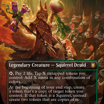 Hazel of the Rootbloom (Borderless) [Bloomburrow Commander] Foil