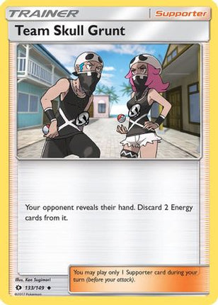 Team Skull Grunt - 133/108 [SM Base Set] Reverse Holofoil