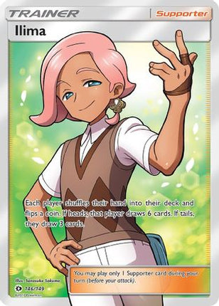Ilima (Full Art) - 146/149 [SM Base Set] Holofoil