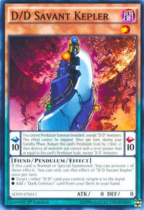 D/D Savant Kepler (Common / Short Print) [SDPD-EN011] Structure Deck: Pendulum Domination 1st Edition