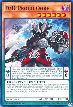 D/D Proud Ogre (Common / Short Print) [SDPD-EN014] Structure Deck: Pendulum Domination 1st Edition