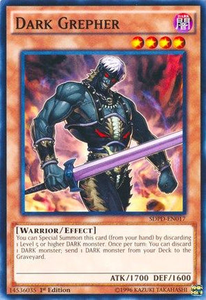 Dark Grepher (Common / Short Print) [SDPD-EN017] Structure Deck: Pendulum Domination 1st Edition