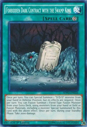 Forbidden Dark Contract with the Swamp King (Common / Short Print) [SDPD-EN026] Structure Deck: Pendulum Domination 1st Edition