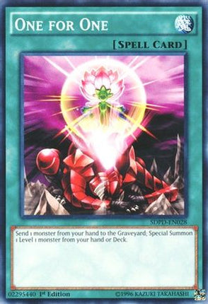 One for One (Common / Short Print) [SDPD-EN028] Structure Deck: Pendulum Domination 1st Edition