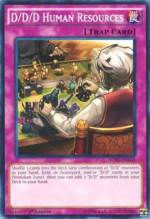 D/D/D Human Resources (Common / Short Print) [SDPD-EN034] Structure Deck: Pendulum Domination 1st Edition
