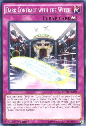 Dark Contract with the Witch (Common / Short Print) [SDPD-EN035] Structure Deck: Pendulum Domination 1st Edition