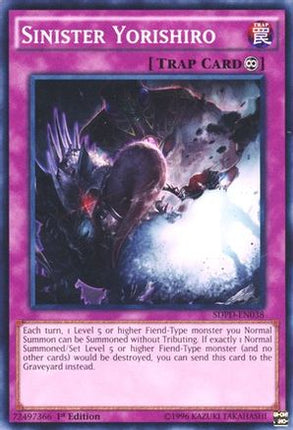 Sinister Yorishiro (Common / Short Print) [SDPD-EN038] Structure Deck: Pendulum Domination 1st Edition