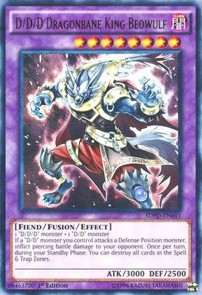 D/D/D Dragonbane King Beowulf (Ultra Rare) [SDPD-EN041] Structure Deck: Pendulum Domination 1st Edition