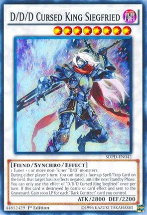 D/D/D Cursed King Siegfried (Super Rare) [SDPD-EN042] Structure Deck: Pendulum Domination 1st Edition