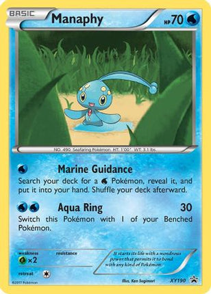 Manaphy - XY190 - XY190/null [XY Promos] Holofoil