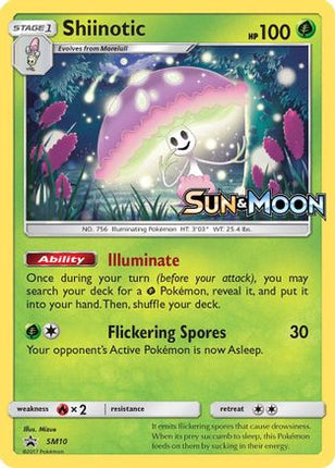 Shiinotic - SM10 (Prerelease) - null/null [SM Promos] Holofoil