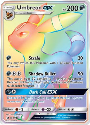 Umbreon GX (Secret) - 154/149 [SM Base Set] Holofoil