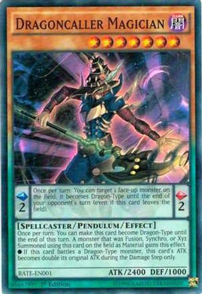 Dragoncaller Magician (Super Rare) [RATE-EN001] Unlimited