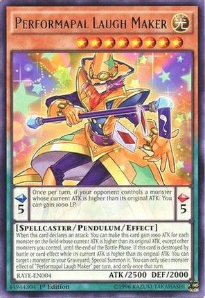 Performapal Laugh Maker (Rare) [RATE-EN004] 1st Edition