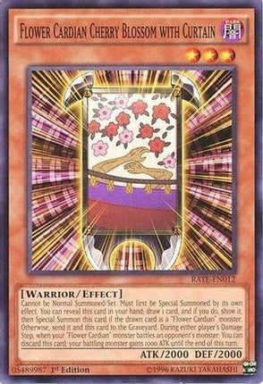 Flower Cardian Cherry Blossom with Curtain (Common / Short Print) [RATE-EN012] 1st Edition