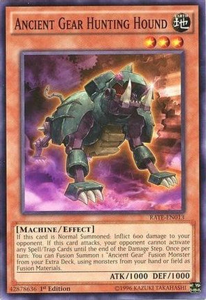 Ancient Gear Hunting Hound (Common / Short Print) [RATE-EN013] Unlimited