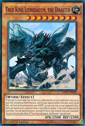 True King Lithosagym, the Disaster (Super Rare) [RATE-EN019] Unlimited