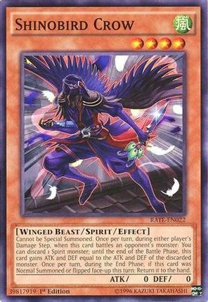 Shinobird Crow (Common / Short Print) [RATE-EN022] Unlimited