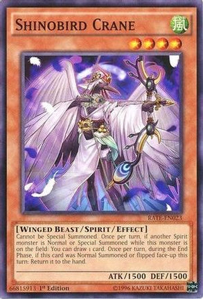 Shinobird Crane (Common / Short Print) [RATE-EN023] Unlimited
