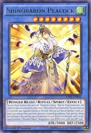 Shinobaron Peacock (Rare) [RATE-EN038] 1st Edition