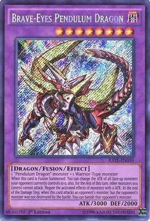 Brave-Eyes Pendulum Dragon (Secret Rare) [RATE-EN039] 1st Edition