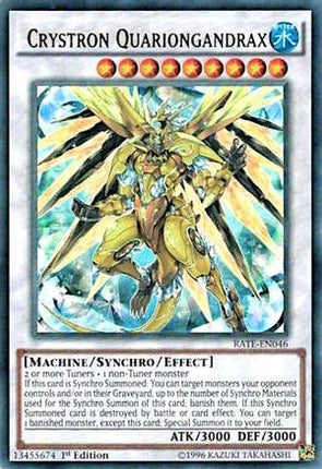 Crystron Quariongandrax (Ultra Rare) [RATE-EN046] 1st Edition