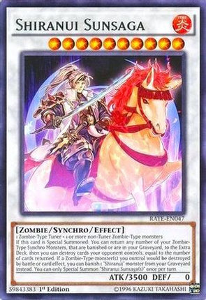 Shiranui Sunsaga (Rare) [RATE-EN047] 1st Edition