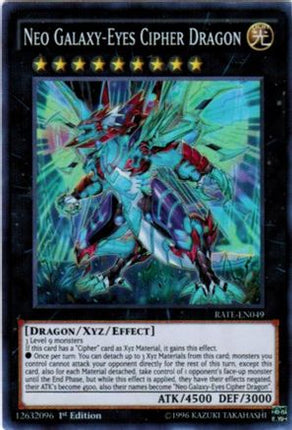Neo Galaxy-Eyes Cipher Dragon (Super Rare) [RATE-EN049] Unlimited