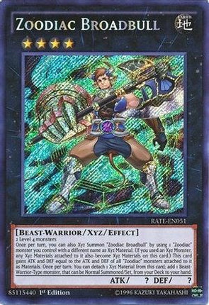 Zoodiac Broadbull (Secret Rare) [RATE-EN051] Unlimited