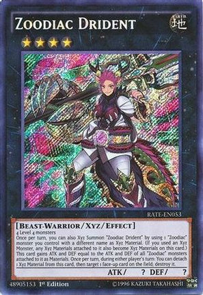 Zoodiac Drident (Secret Rare) [RATE-EN053] Unlimited