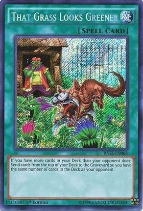 That Grass Looks Greener (Secret Rare) [RATE-EN066] 1st Edition