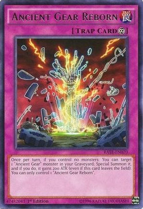 Ancient Gear Reborn (Rare) [RATE-EN070] 1st Edition