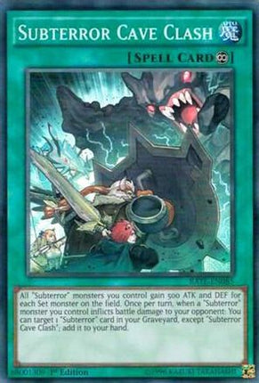 Subterror Cave Clash (Super Rare) [RATE-EN085] 1st Edition