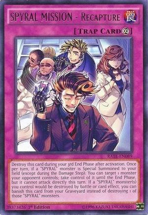 SPYRAL MISSION - Recapture (Rare) [RATE-EN089] Unlimited