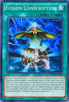 Fusion Conscription (Super Rare) [FUEN-EN057] Unlimited