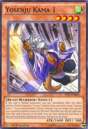 Yosenju Kama 1 (Common / Short Print) [SP17-EN004] 1st Edition